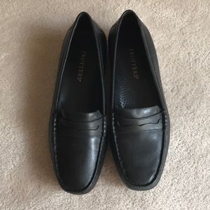 Black loafers